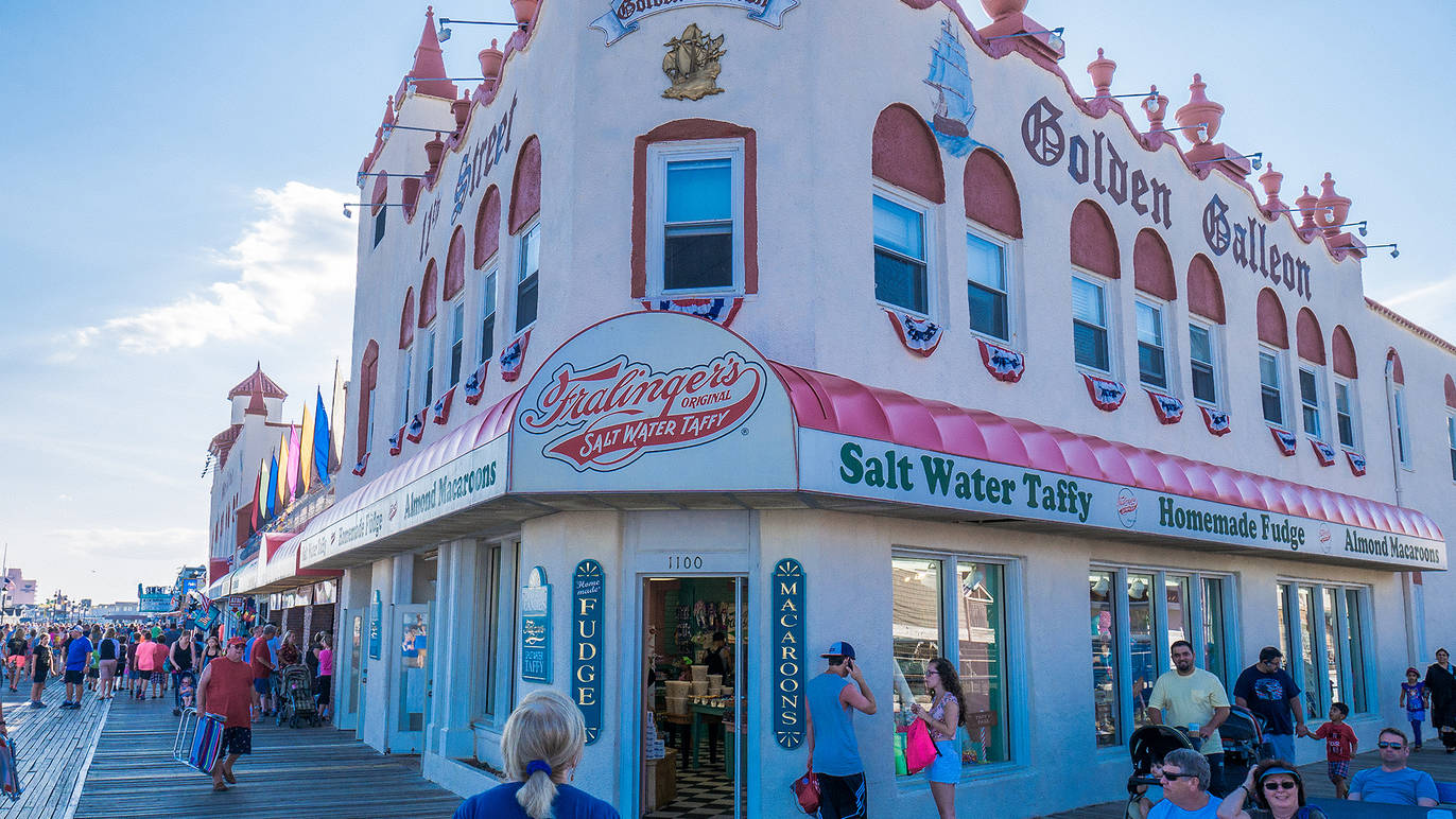 Exterior of Fralinger's Salt Water Taffy
