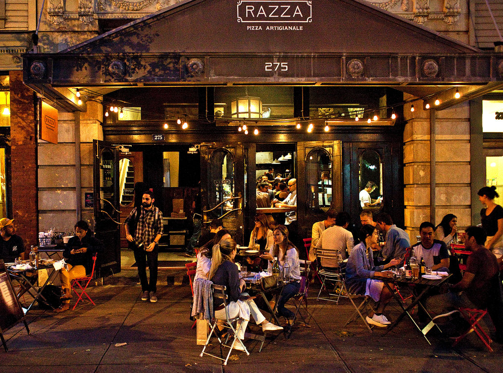 Credits in comments Outdoor dining at Razza Pizza